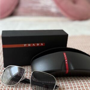 Prada Silver Sunglasses